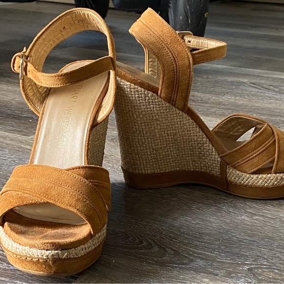 Stuart Weizmann suede wedges - Picture 2 of 12